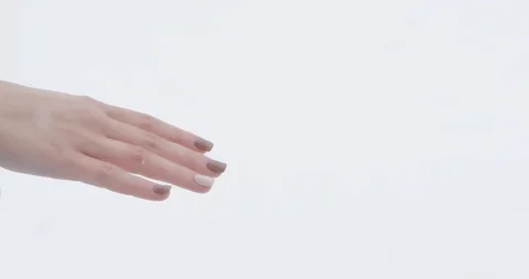 Engagement ring on womans hand Stock Footage 88875872