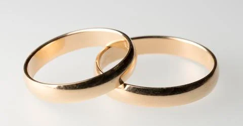 Engagement Rings Close Up Foto stock