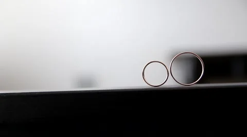 Engagement rings. Stock Footage 62559122