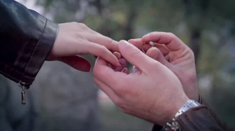 Engagement Scene Video stock 8968797