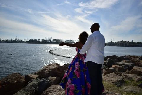 Engagement Shoot 库存照片