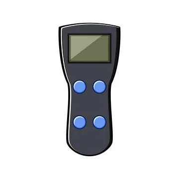 Engagement voting clicker cartoon vector illustration Illustrazione stock