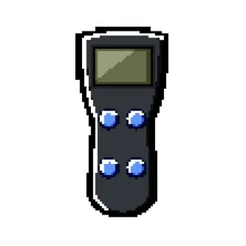 Engagement voting clicker pixel art vector illustration イラスト素材