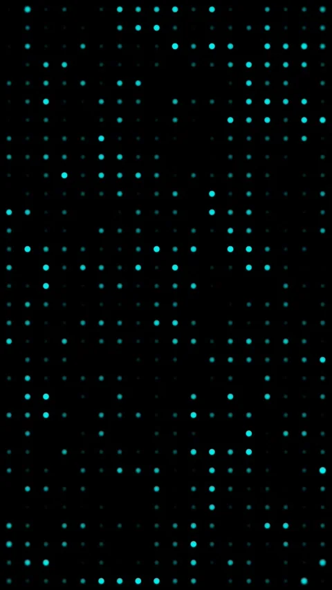 Engaging abstract motion with bright dots creating a mesmerizing pattern Stock Footage 314499959