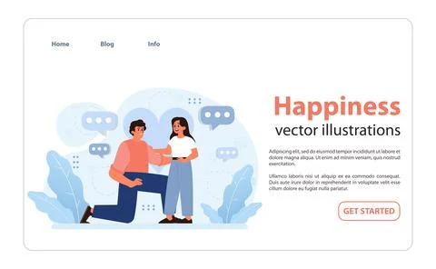 Engaging conversation between friends. Flat vector illustration イラスト素材