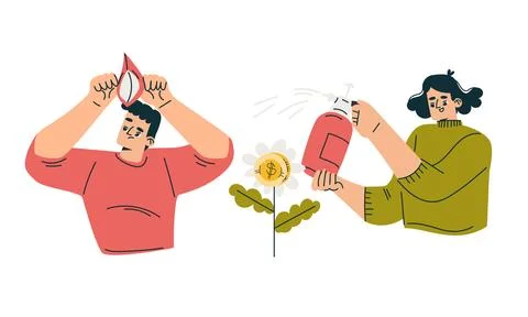 Engaging in Creative Gardening and Caretaking Activities for Brighten Up Your Ilustração Stock