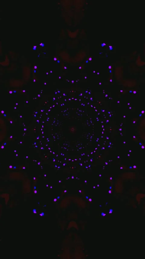 Engaging tunnel video loop displays vibrant colors and captivating patterns.. Stock Footage 321565351