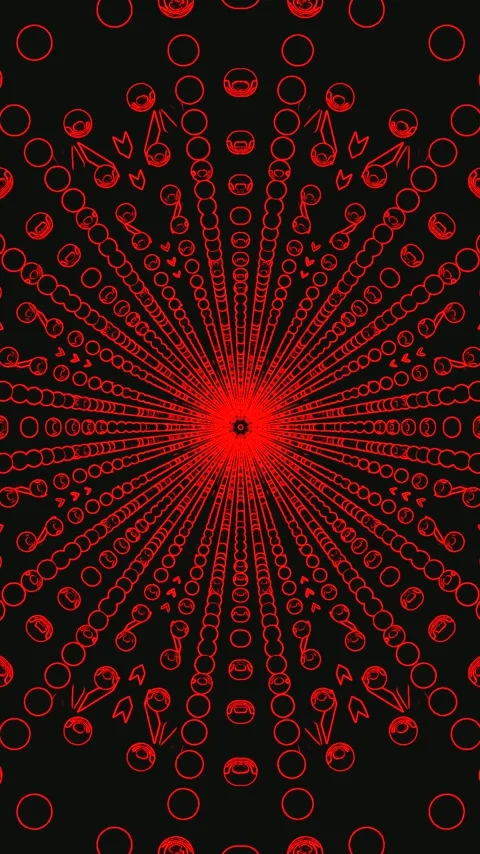 Engaging tunnel video loop screensaver creates a dynamic visual experience .. Video stock 321572665