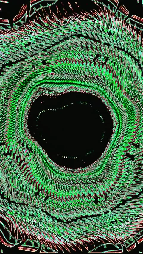 Engaging tunnel video vj loop screensaver featuring bright colors and seaml.. Stock Footage 321264093