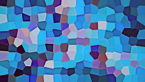 Engaging visual features an abstract pattern of various shades of blue Stock Footage 301528212