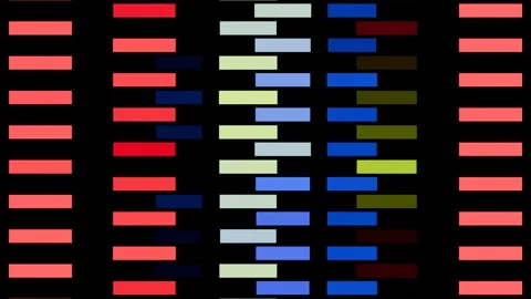 Engaging visual patterns create immersive experiences for DJ performances Stock Footage 296154236