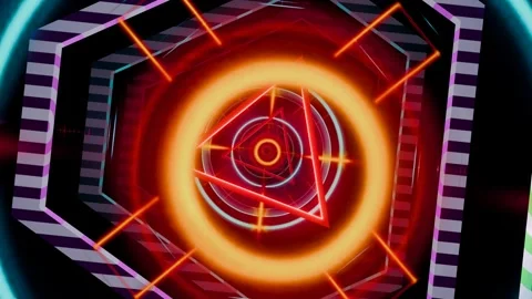Engaging VJ Loop for Dynamic Music Experiences at Parties Stock Footage 293774349