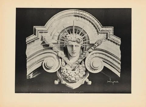 Engelhardt Arthur, Computation at the Opera, Paris. (From: Prints of semin... Stock Photos