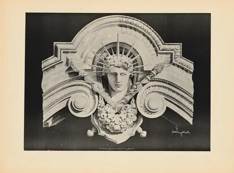Engelhardt Arthur, Computation at the Opera, Paris. (From: Prints of semina.. Stock Photos