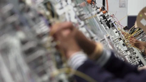 Engeneering cable system 2 Stock Footage 91839726