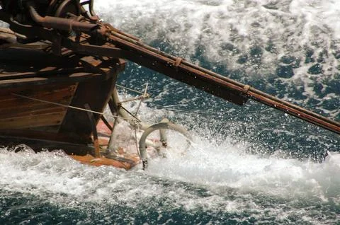 Engin and propellers Stock Photos
