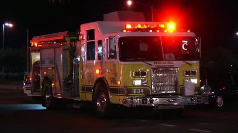 Engine 34 Stock Footage 931537