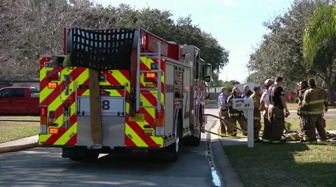 Engine 38 Stock Footage 934048