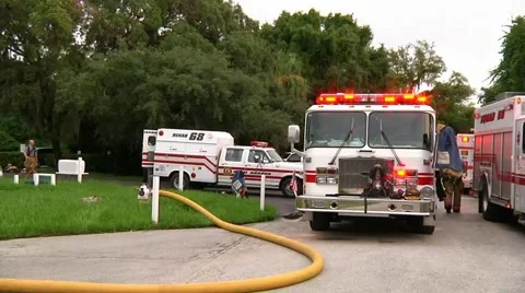 Engine 65, Rehab 68 Stock Footage 931307