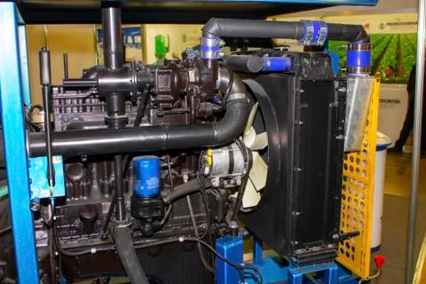 Engine for agricultural use. Stock Photos