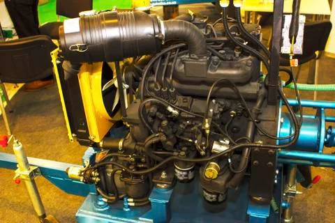 Engine for agricultural use. Stock Photos