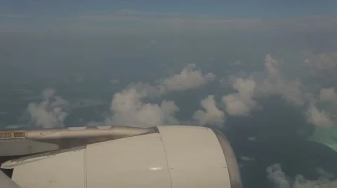 The engine of an aircraft Stock Footage 49365102