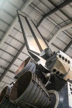 Engine of the airplane Stock Photos