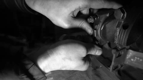 Engine assembly repair Stock Footage 154427081