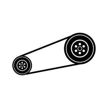 Engine belt icon Stock Illustration