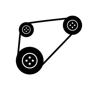 Engine belt icon Stock Illustration
