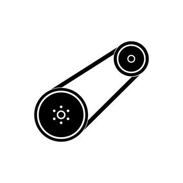 Engine belt icon Stock Illustration