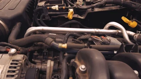 Engine Block Flyover Video stock 132439502