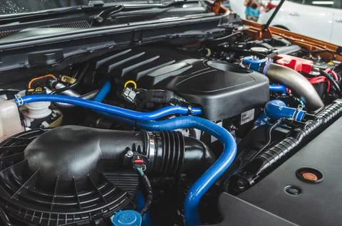 Engine of the car Fotos Stock