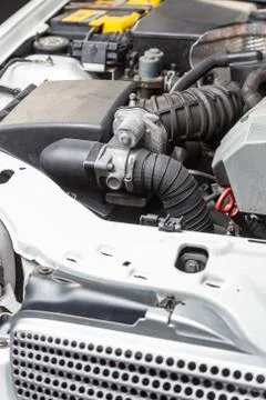 Engine car repair Stock Photos