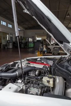 Engine car repair Stock Photos