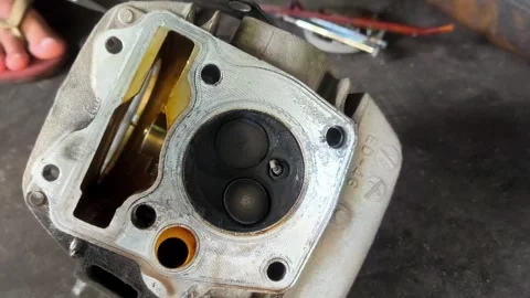 Engine combustion chamber Stock Footage 339246630