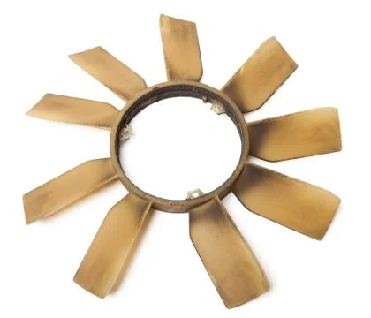 The engine cooling fan is a device that blows air from the atmosphere around  Stock Photos