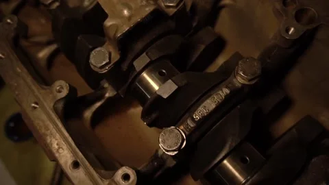 Engine crankshaft repair Vídeo Stock 154427085