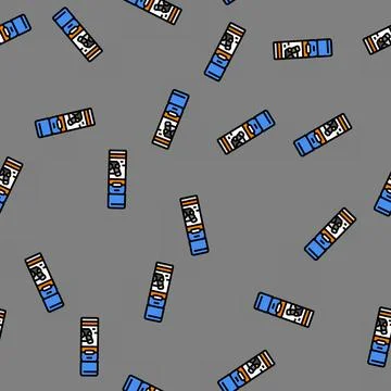 Engine degreaser car care vector seamless pattern 스톡 일러스트