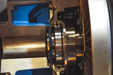 Engine details close-up Stock Photos