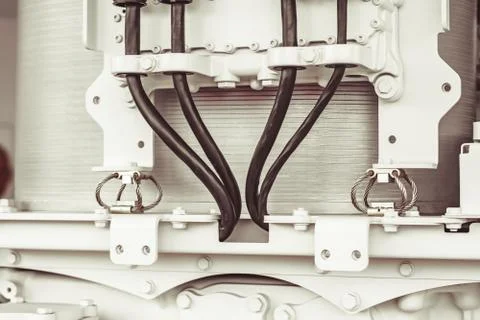 Engine details close-up Stock Photos