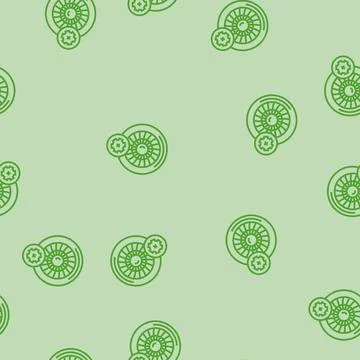 Engine diagnostics aircraft line seamless pattern 스톡 일러스트