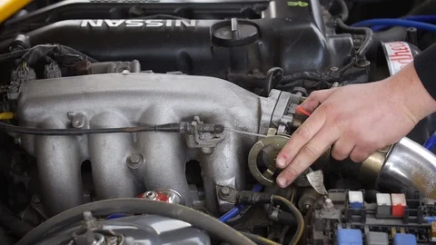 Engine drift car Stock Footage 101680574