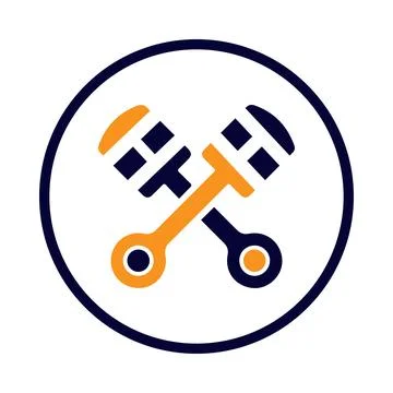 Engine, equipment, machine parts, piston icon Stock Illustration