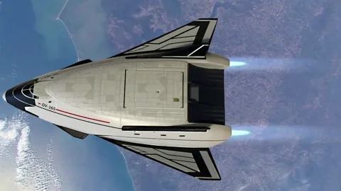 Engine firing in orbit 動画素材 233771438