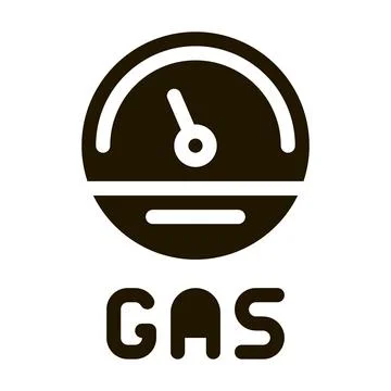 Engine gas indicator icon vector illustration Illustrazione stock