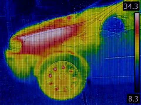 Engine Heat Front Stock Photos