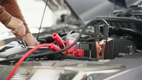 Engine in his repair shop Stock-Footage 183949067