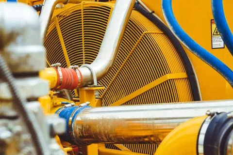 Engine hose details Stock Photos