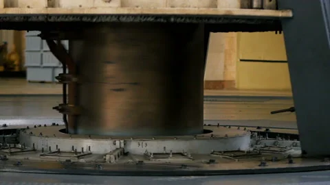 Engine of hydro turbine rotates producing energy Stock Footage 91067660